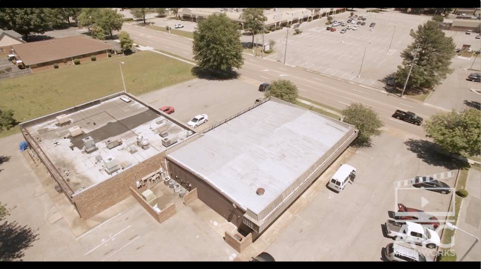 aerial view of facility in Memphis, TN